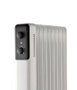 DAEWOO Radiador de aceite de 9 elementos 2000W en blanco/negro