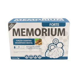 DIETMED Memorium Forte 30 Ampollas - Suplemento para el Rendimiento Mental, Cognitivo e Intelectual