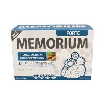 DIETMED Memorium Forte 30 Ampollas - Suplemento para el Rendimiento Mental, Cognitivo e Intelectual DIETMED Memorium Forte 30 Ampollas - Suplemento para el Rendimiento Mental, Cognitivo e Intelectual