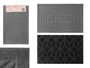 Giftdecor Alfombra Antideslizante Surtidos Col 58 cm x 38 cm x 0.5 cm (Set de 24)