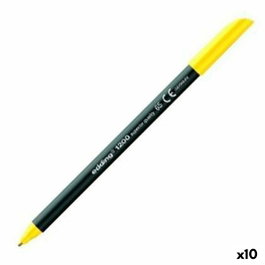 Edding Rotulador 1200 Amarillo Neón Punta Fina (Set de 10)