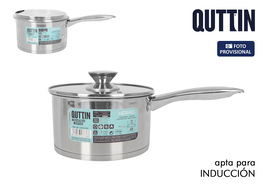 Inde Cazo 'Hermes' Acero Inoxidable 18 cm (2.2 Litros) con Tapa (4 Unidades)