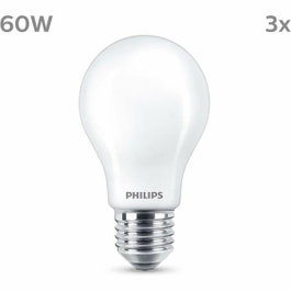 Philips Bombilla LED Clásica A60 E27 Blanco cálido x 3