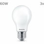 Philips Bombilla LED Clásica A60 E27 Blanco cálido x 3