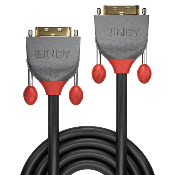 Lindy Cable DVI-D 36221, 1 m, DVI-D Macho a DVI-D Macho, Negro, Dual Link, 9.9 Gbit/s, Resolución 2560x1600, RoHS Lindy Cable DVI-D 36221, 1 m, DVI-D Macho a DVI-D Macho, Negro, Dual Link, 9.9 Gbit/s, Resolución 2560x1600, RoHS