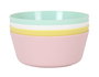 Dem Set-4 Bol Pp Pastel 12 cm (Ancho) x 5 cm (Alto) x 12 cm (Largo) (24 Unidades)