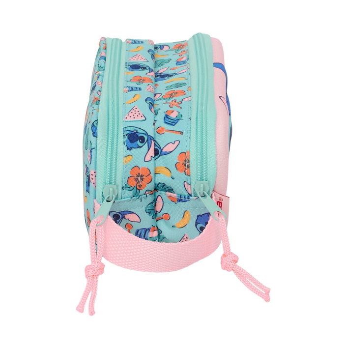 Safta Portatodo Doble 3D Stitch Disney