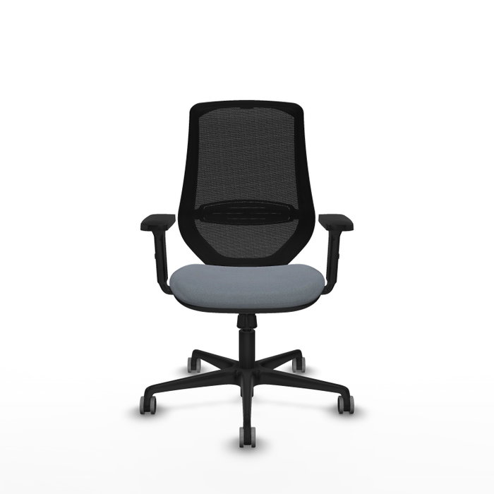 PIQUERAS Y CRESPO Silla de oficina Mardos con mecanismo Sincro, Gris y Negro PIQUERAS Y CRESPO Silla de oficina Mardos con mecanismo Sincro, Gris y Negro