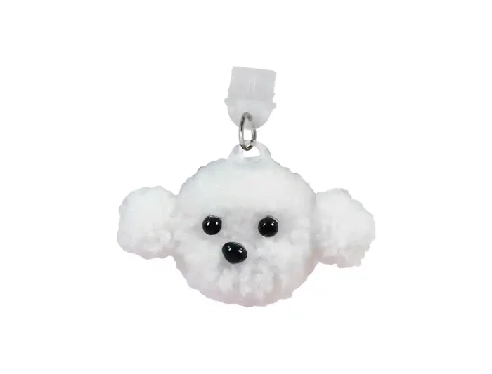 Wondee Protector de Puerto Charm Funny Tipo C Perro - Charm Decorativo y Protector Anti-Polvo para Móvil, Smartphone