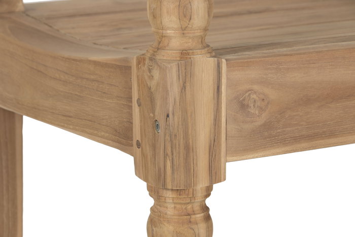 DKD Home Decor Banco Balines 100 x 47 x 90 cm Teca Maciza