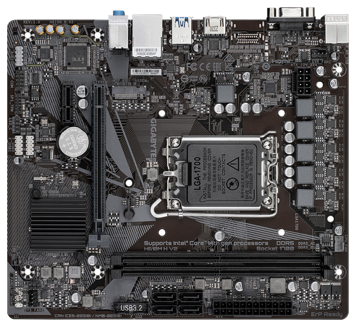 Gigabyte H610M H V2 DDR5 Micro ATX LGA 1700