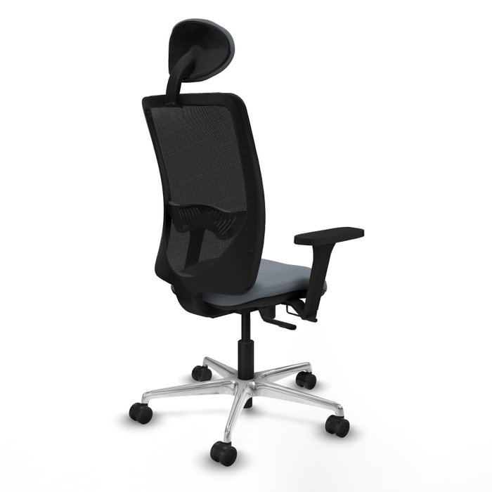 PIQUERAS Y CRESPO Silla de oficina Zulema Gris con Mecanismo Sincro/Traslack
