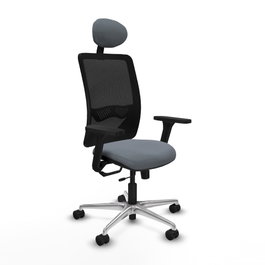 PIQUERAS Y CRESPO Silla de oficina Zulema Gris con Mecanismo Sincro/Traslack