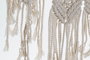 DKD Home Decor Espejo Boho Blanco 2 x 75 x 75 cm
