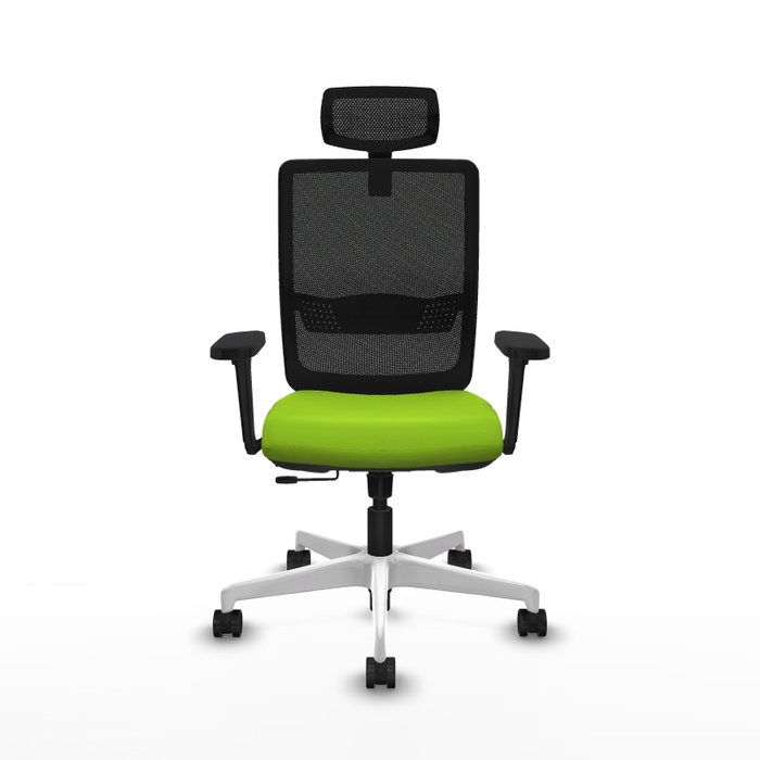 PIQUERAS Y CRESPO Silla de oficina Haches Sincro/Traslack Pistacho y Negro PIQUERAS Y CRESPO Silla de oficina Haches Sincro/Traslack Pistacho y Negro