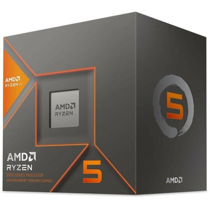 AMD Ryzen 5 8600G Procesador con Gráficos Radeon 760M, Socket AM5, 4,3 GHz