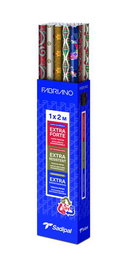 SADIPAL Papel de Regalo Rollo Gran Formato XL 1x2 m Navidad Christmas Time (Caja de 30) extra_attributes.min_sale_units: 1