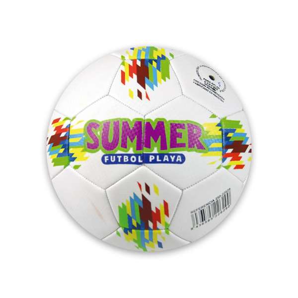 JugaToys Balón Fútbol Playa Summer, 22 cm JugaToys Balón Fútbol Playa Summer, 22 cm