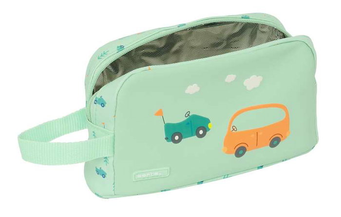 Portameriendas Térmico Safta Coches Verde 21.5 x 12 x 6.5 cm