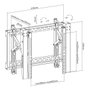 Digitus Soporte de monitor desplegable DA-90446 para 45-70 pol.