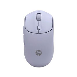 HP Ratón Inalámbrico 400 Dual Morado, Bluetooth + Wireless, 6000 dpi, Ratón Ergonómico Ambidiestro para Productividad