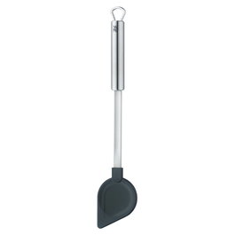 WMF 1873056030 Cuchara de Cocina Profi Plus, Silicona y Acero Inoxidable Negro, Resistente al Hasta 270 °C y Lavavajillas, Largo 32 cm