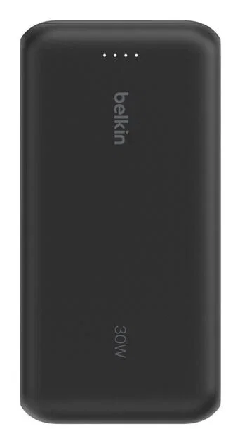 Belkin Power Bank BoostCharge 20000 mAh con Carga Rápida 30 W y Cable USB-C Integrado Negro Belkin Power Bank BoostCharge 20000 mAh con Carga Rápida 30 W y Cable USB-C Integrado Negro