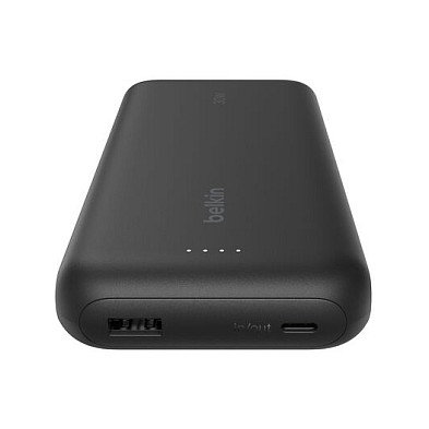 Belkin Power Bank 20000 mAh 30W Carga Rápida USB-C USB-A Negro
