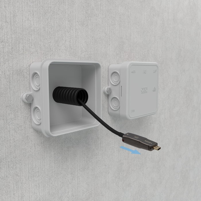 Aisens Cable HDMI V2.1 AOC 20m con conector Micro HDMI y HDMI Estándar