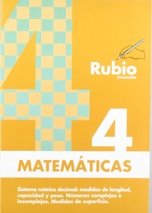 RUBIO Cuaderno A4 Matemáticas Evolución Nº 4 (9-10 años)