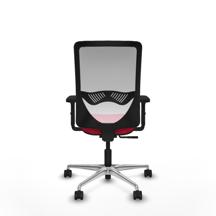 PIQUERAS Y CRESPO Silla de oficina Zulema con mecanismo Sincro, Rojo y Blanco PIQUERAS Y CRESPO Silla de oficina Zulema con mecanismo Sincro, Rojo y Blanco