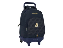 Safta Mochila Grande con Ruedas Compact Real Madrid 2ª Equipación 23/24