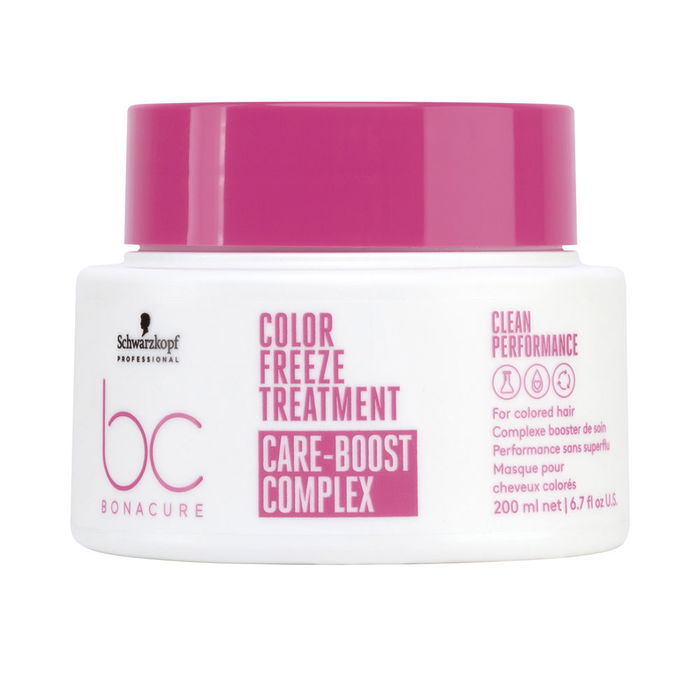 SCHWARZKOPF BC COLOR FREEZE Treatment Masque 200 ml Mascarilla Reparadora Cabello Teñido