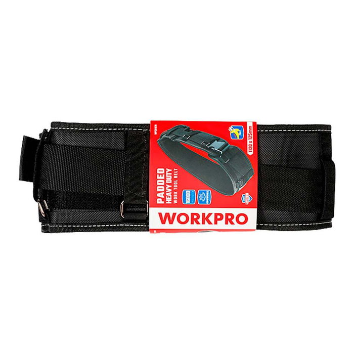 Workpro Cinturón Portaherramientas con Sistema de Cambio Rápido, Poliéster 1680D - Riñonera - 1120 x 125 mm