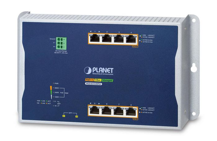 Planet Switch de 4 puertos 10/100/1000T 802.3bt 95W PoE+ IP30 Planet Switch de 4 puertos 10/100/1000T 802.3bt 95W PoE+ IP30