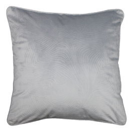 DKD Home Decor Cojín Jaquard Gris Claro 45x8x45 cm (Pack de 2)