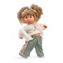Muñeca Antonio Juan Iris Ombliguito 23314, Muñeca Fashion de 38 cm en Vinilo con Pelo Rubio Rizado, Estilo Urbano Moderno, Idioma Español, para Niñas +3 años