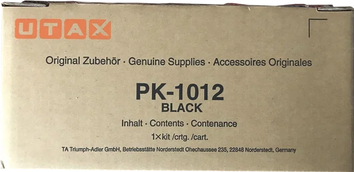Utax Tóner PK-1012 Negro (1T02S50UT0) original Utax Tóner PK-1012 Negro (1T02S50UT0) original