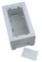 MicroConnect Caja de superficie de 1 elemento