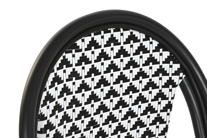 DKD Home Decor Silla de Aluminio y Textilene Negro DKD Home Decor Silla de Aluminio y Textilene Negro