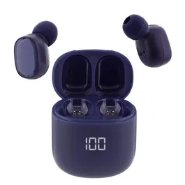TNB ONYX Auriculares intraurales TWS con estuche e indicador de carga - Azul