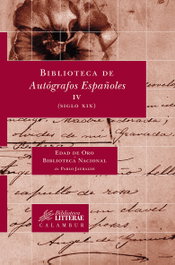 Biblioteca de Autógrafos Españoles IV, Pablo Jauralde - CALAMBUR