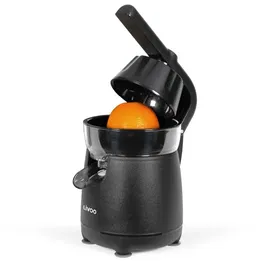 Livoo Exprimidor Eléctrico de Cítricos DOD211N, 120 W, Mango Negro, con Cono Grande y Pequeño
