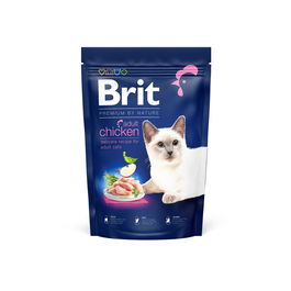Brit Premium Cat Adult Pollo 1,5kg, Pienso Completo con Salsa de Hígado, Sin Trigo, Sin Soja, Sin Maíz