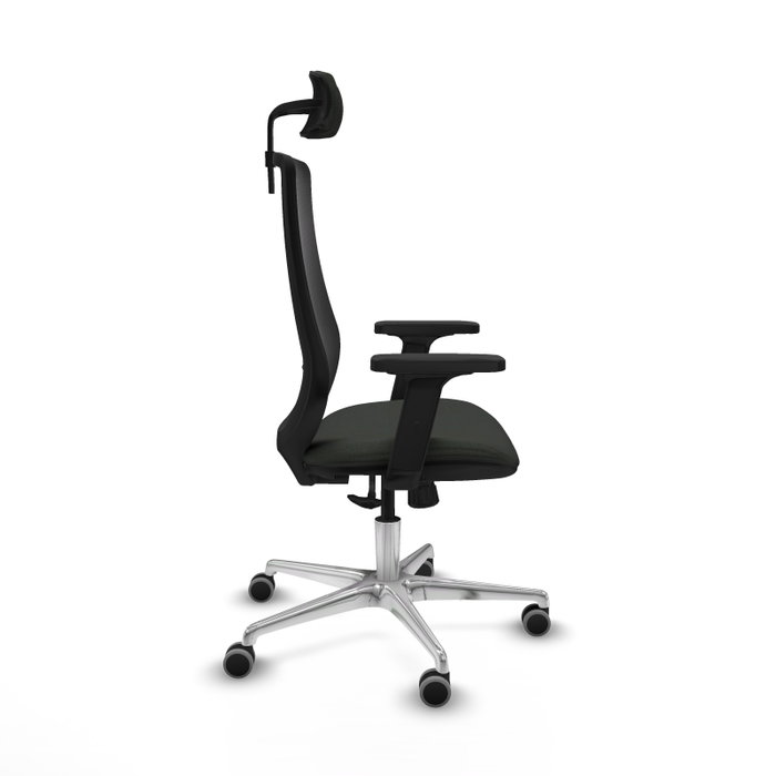 PIQUERAS Y CRESPO Silla de oficina Mardos con mecanismo Sincro, color Negro
