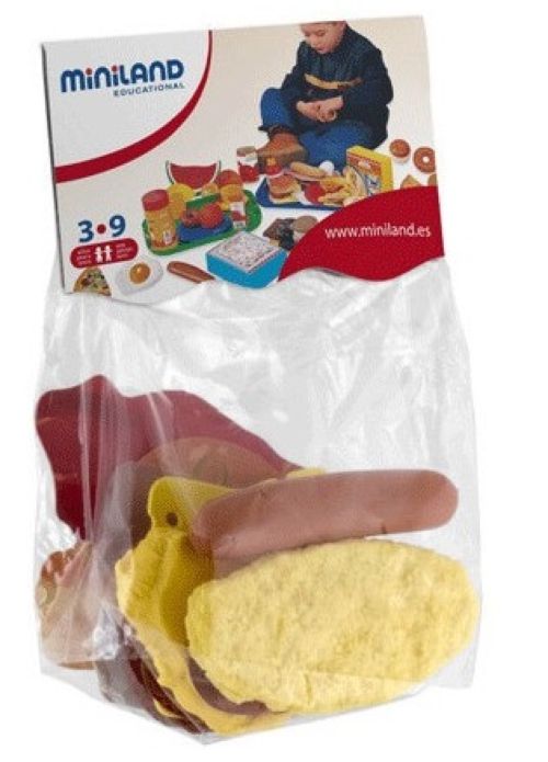 Miniland Juego de Fiambre de 16 Piezas Surtidas