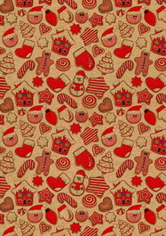 BASIKA Papel de Regalo Bobina Navidad 62 cm x 80 m