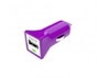 Approx Cargador USB para Coche (Púrpura)