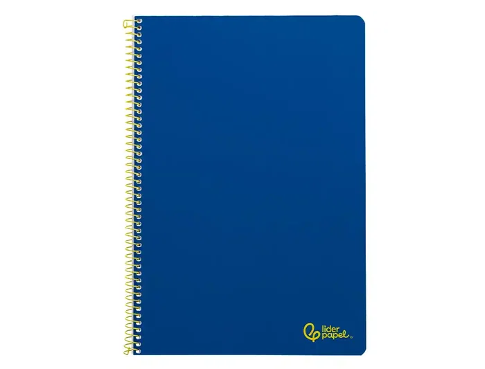Liderpapel Cuaderno Espiral A4 Smart Tapa Blanda 80 Hojas 75gr Pauta 2,5mm Con Margen Color Azul Oscuro