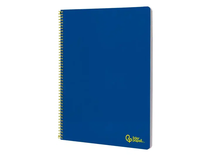 Liderpapel Cuaderno Espiral A4 Smart Tapa Blanda 80 Hojas 75gr Pauta 2,5mm Con Margen Color Azul Oscuro